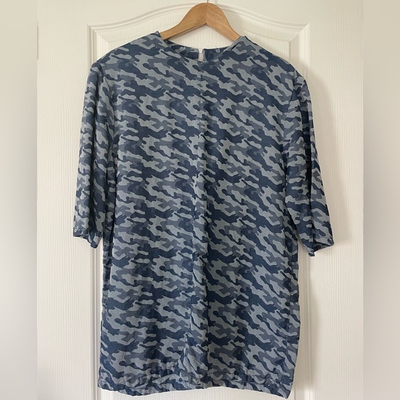 Blue Camouflage Style Shirt - Picture 1 of 3